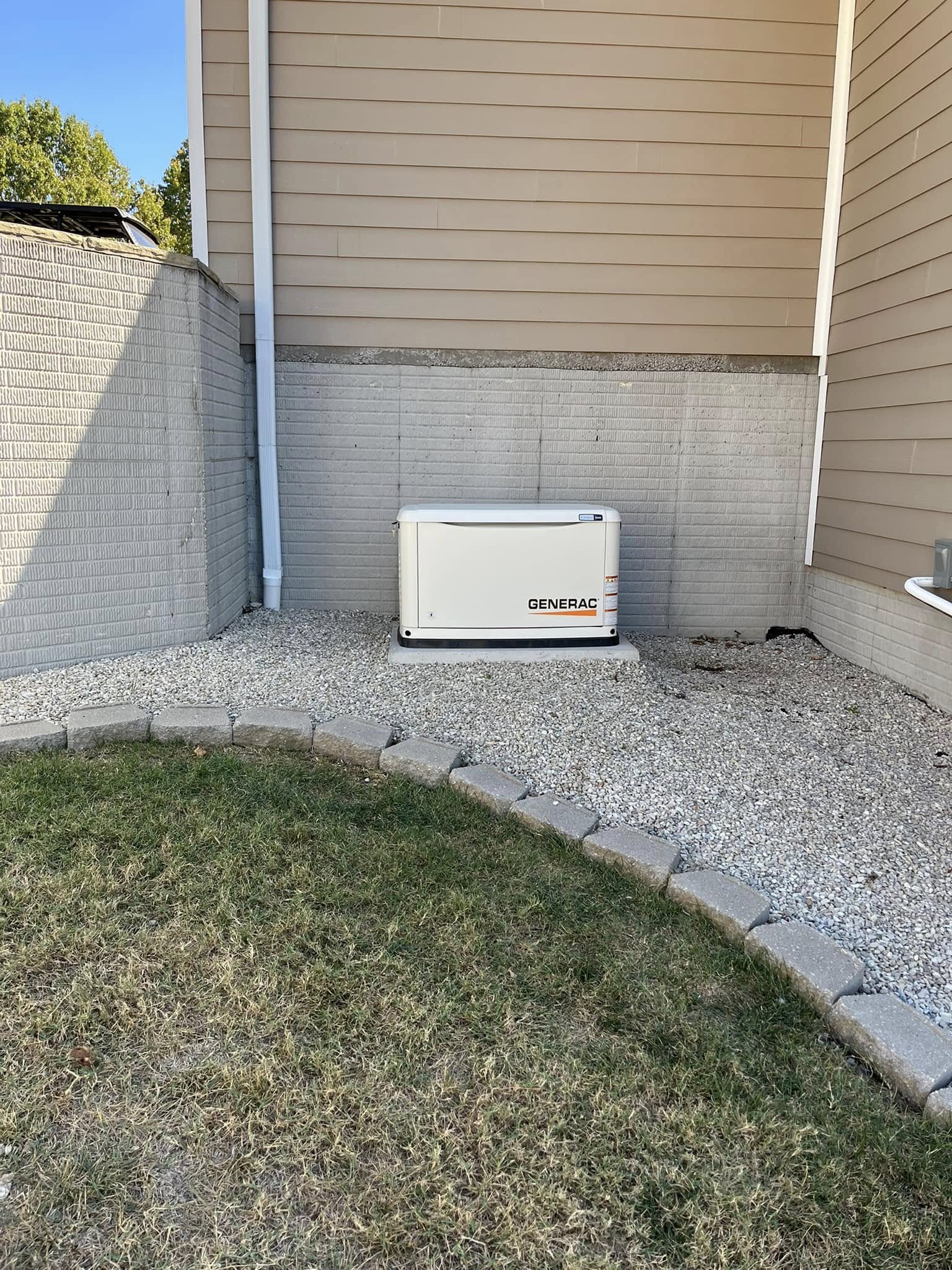Another awesome customer served. New Generac and new AC. Only the best for the best.